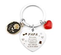 Porte Clés Papa - Idée Cadeau pour la Fête Des Pères et Anniversaire