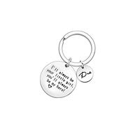 Porte clés papa,Lettre sculpté Porte clés,Pères Cadeau de fête des pères,Dad I'll Always be Your Little Girl You'll Always be My Hero, Cadeau de Fête des Pères pour Anniversaire de Père.