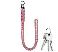 Porte-clés paracorde - Lanière tressée robuste, sangle de corde tactique, support utilitaire solide, conception de clip durable | Accessoire extérieur multifonctionnel pour hommes randonnée Camping su