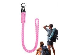 Porte-clés paracorde - Lanière tressée robuste, sangle de corde tactique, support utilitaire solide, conception de clip durable | Accessoire extérieur multifonctionnel pour hommes randonnée Camping su
