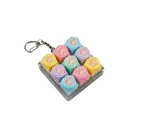 Porte-Clés Patte de Chat Squishy - s'allume à la Pression, Fidget Toys avec Son de Frappe, Balle Anti-Stress Lumineuse pour Sac à Dos, Cadeau Fun