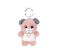 Porte-clés peluche chien doux pour enfant gris TU