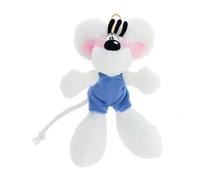 Porte-clés peluche - DIDDL - BE4016 - Salopette bleue - 15 cm - Mixte