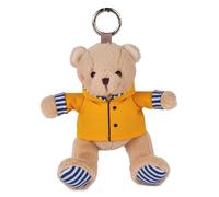 Porte-clés Peluche Ours Marin avec Ciré Jaune