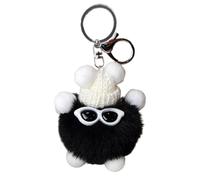 Porte-clés Peluche, Porte-clés animaux en peluche - Charme de sac de briquettes d’anime | Breloque de sac en forme d'animal en peluche, accessoires décoratifs pour les vacances d'anniversaire