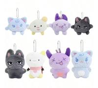 Porte-clés peluche poupée pendentif dessin animé AESPA DRAMA Karina, Ningning, Giselle, Winter - Cadeau d'anniversaire - Cadeau parfait - Cadeau de fête - Poupée pour enfants (Style chaîne suspendue a