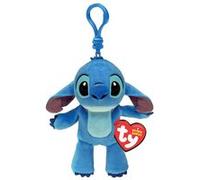 Ty Beanie Babies Clip – Porte-clés peluche Stitch – Disney Lilo & Stitch – 12 cm – T34013