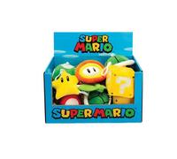 Porte-clés peluche - WTT - Assortiment 1/12 - Licence Super Mario - Multicolore - Attache clip