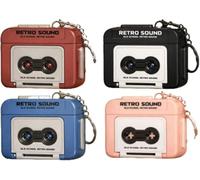 Porte-clés pendentif boîte à musique, Porte-clés cassette musicale, Breloque porte-clés magnétophone vintage, Décoration de porte-clés pour sacs à dos, sacs et téléphones