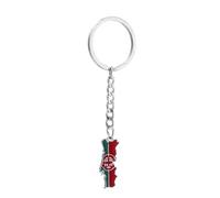 Porte-Clés Pendentif Carte,Porte-Clés Drapeau Carte du Portugal Rouge Et Vert,Ornements De Portefeuille De Sac De Voiture Accessoire D'Artisanat Porte-Clés Symbole Patriotique De Style Ethniqu
