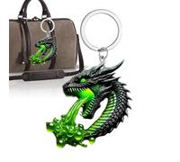 Porte-clés pendentif dragon - Charme respiratoire acrylique, accessoire animal ailé, bague de nouveauté | Sac à dos à bandoulière de voyage et de rencontres, sac à dos d'ornement de collection pour am