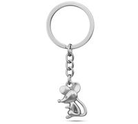 Porte-Clés, Pendentif en Forme de Souris, Symbole de Vivacité et de Intelligence, Design Élégant et Distinctif, Cadeau pour Inspirer Agilité et Bonne Fortune,Bagages Décor