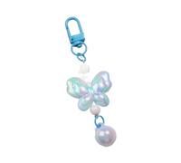 Porte-clés Pendentif Papillon Coloré Joli Ornement De Charme Porte- Perlé Pour Femmes De Voiture À Bijoux Keychain Pendant Charm