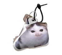 Porte-Clés Pendentif,Pendentif Peluche Chat Porte-clés | Charme Doux Avec Son Allemand, Accessoire De Mode Pour Couples, Camarades, Amis, Adultes, Adolescents, Diplômés