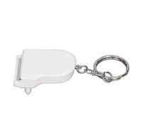 Porte-clés Pendentif Piano, Porte-clés Pendentif Piano Réaliste, Jouet pour Améliorer l'imagination, Décoration de Pianiste en Bois pour Maison de Poupée (WHITE)