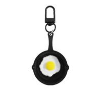 Porte-Clés, Pendentif Poêle à Omelette, Porte-Clés Pour Les Amateurs De Cuisine, Motif Nourriture Mignon Design, Cadeau Pour Amis, Famille, Chefs, Pâtissiers, Remerciements