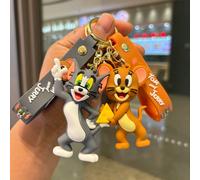 Porte-clés pendentif pour sac à dos Warner Bros dessin animé, couple mignon et exquis, petit cadeau souvenir, pendentif de sac mignon, porte-clés portable, accessoire de voyage, pendentif de sac unise