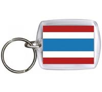 Porte-clés Pendentif - Thaïlande - Taille Environ 4 x 5 cm - 81167 - Porte-Clés Coupe du monde de football Pays