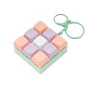 Porte-clés personnalisable avec 9 touches cliquables, jouet de bureau pour la concentration et le voyage (119)