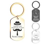 Porte-clés photo d'échographie personnalisé, porte-clés photo d'échographie de bébé personnalisé, parfait pour les cadeaux de nouveau papa, premiers souvenirs de la fête des pères (Rectangulaire 2)