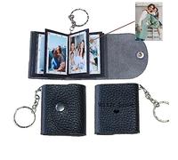 Porte-Clés Photo Personnalisé Mini - Petit Souvenir En Cuir, Album Photo Pour La Famille, Le Petit Ami, Les Couples, Les Chiens, Les Amis