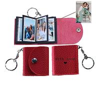 Porte-Clés Photo Personnalisé Mini - Petit Souvenir En Cuir, Album Photo Pour La Famille, Le Petit Ami, Les Couples, Les Chiens, Les Amis