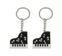 Porte-Clés Piano 2 Pièces, Porte-Clés Clavier Musical, Porte-Clés Pendentif Musique, Porte-Clés Créatifs, Porte-Clés Cadeaux pour Les Mélomanes