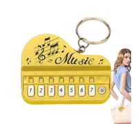 Porte-clés Piano - Mini Porte-clés Clavier créatif de 2,4 Pouces, avec Accessoire Musical léger, Porte-clés Piano | Pendentif en métal pour , Coordination des Doigts, Breloques de Sac Fantaisie