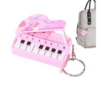 Porte-clés piano, porte-clés musical - Porte-clés pendentif charme piano,Porte-clés pendentif breloque piano pour sacs à dos, sac à main, voiture