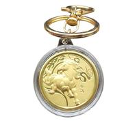 Porte-Clés Pièce Commémorative Année du Cheval,2026 Souvenir Annuel Fournitures Individuelles | Pièce de Collection Amusante pour Collectionneurs - Pour Famille Amis Collègues Anniversaire Fête Maison