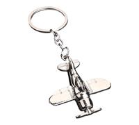 Porte-clés Pilote | Système Anti-Perte,Pendentat Modèle Métallique pour Pilote Passionné d'Aviation Sac de Voyage Cadeau Anniversaire Noël Diplôme