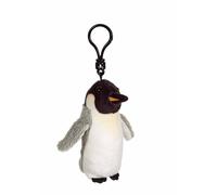 Porte-clés pingouin 12 cm gris TU