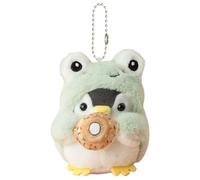 Porte-clés Pingouin créatif en Peluche, Jolie Grenouille, Costume de Cosplay pour clés, Sac à Main, Sac à Main
