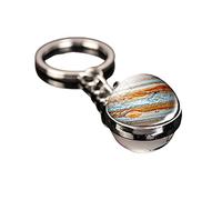 Porte-Clés Planète Ciel étoilé, Brille dans le Noir, Système Solaire, Porte-Clés Fantaisie, Ornement pour Sac, Clés de Voiture et Décoration DIY, Cadeaux D'anniversaire (I)