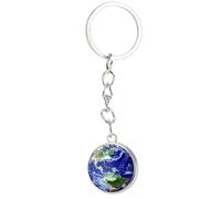 Porte-clés planète double face,Glow In The Dark Creative Porte-clés du système solaire pour les femmes | Cadeau Simple Beau Globe Terrestre Lueur Dans Système Solaire Sombre.Porte-clés Planet Glow In