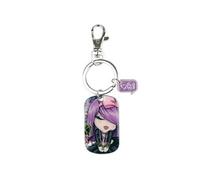 Porte clés plaque déco Kimmidoll Love Eve Elle Multicolore