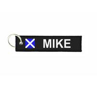 Porte Cles Plongee Drapeau Code Signaux Signal Alphabet Maritime M Mike