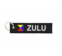 Porte Cles Plongee Drapeau Code Signaux Signal Alphabet Maritime Z Zulu