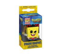 Porte-clés Pocket Pop! Funko 242851 Figurine vinyle SpongeBob Pirate 4 cm Rouge/Noir