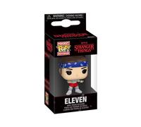 Porte-clés Pocket Pop! Funko Stranger Things Eleven Figurine vinyl pocket Noir/Rouge