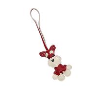 Porte-clés polyvalent pour chien Schnauzer, accessoire de mode pour les amoureux des animaux de compagnie et les personnes élégantes en cuir PU robuste, porte-clés personnalisé