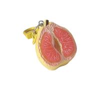 Porte-clés Pomelo réaliste pour à ou portefeuille Personnalisation Décoration alimentaire miniature pour un usage quotidien Accessoire clé polyvalent