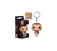 Funko Pop! Keychain: Stranger Things - Eleven With Eggo - (No Wig) - Onze- Mini-figurine en Vinyle à Collectionner Porte-clés Fantaisie - Cadeau de Noël - Idée de Cadeau - Produits Officiels