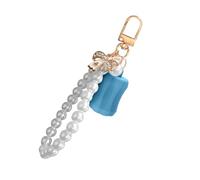 Porte-clés portable à clipser en silicone pour baume à lèvres - Pour voyage et usage quotidien