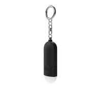 Porte-clés portable avec alarme individuelle 130 dB avec lumière LED pour protections et situations anormales pour femmes
