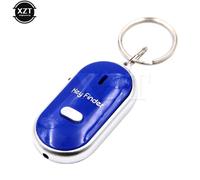 Porte-Clés Portable Avec Lumière Led,Torche,Télécommande,Contrôle Du Son,Détecteur De Clé Perdue,Localisateur,Sifflet - Type Bleu