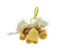 Porte-clés portable avec un joli de cheval en peluche pour l ' attraction des fortunes Matériaux robustes Porte-clés symbole de richesse robuste et léger