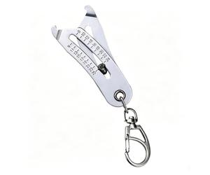 Porte-clés Portable De Vérification De La Taille Du Filetage,marquages double Face,for Une Identification Rapide De La Taille Des Écrous Et Des Boulons
