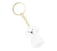 Porte-clés portable en forme de petit chien pour collectionneur de poils de chats - Boîte de rangement pour les amoureux des animaux domestiques - Accessoires pratiques pour collectionneur de poils