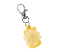 Porte-clés portable en silicone pour gloss à lèvres anti-fuite - Récipient cosmétique de voyage pour retouches de voyage - Bouteille réutilisable